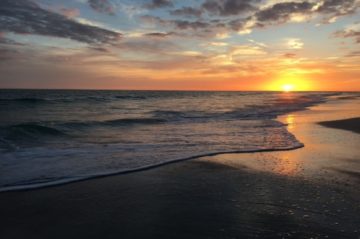 a beautiful sunset on Longboat Key